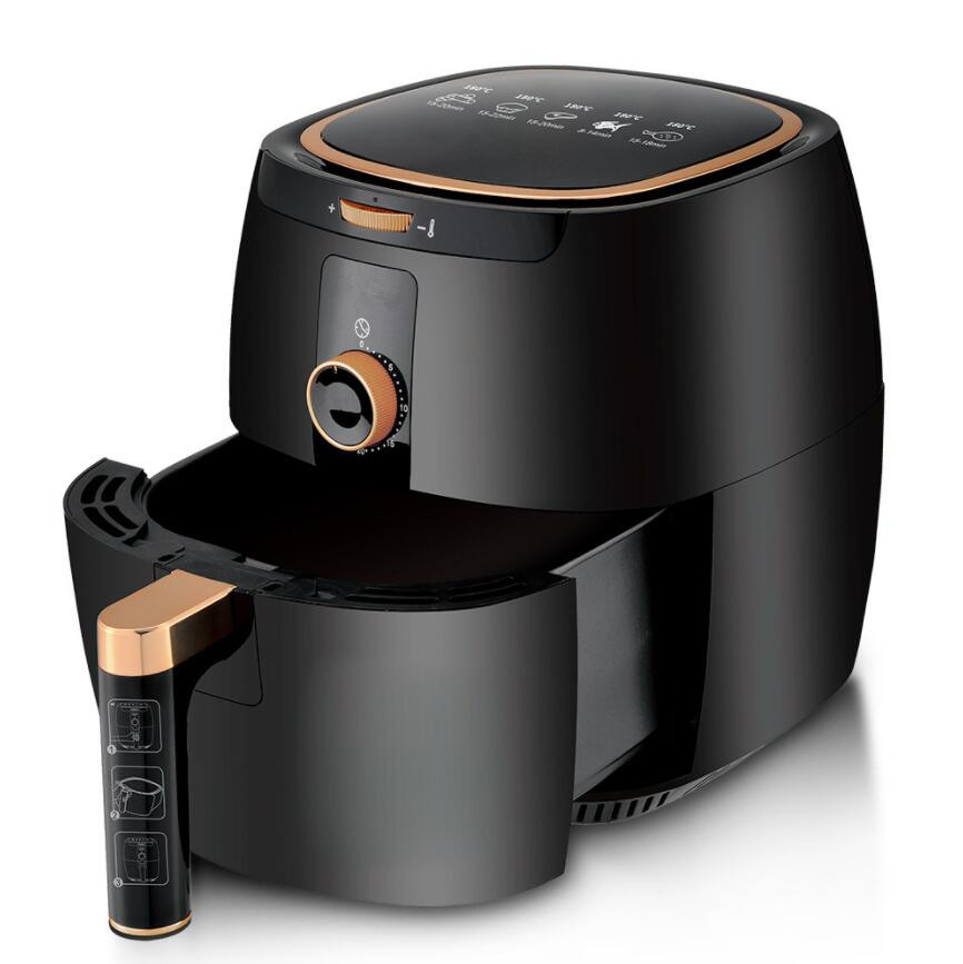 Multi-Functional Smoke-Free Electric Air Fryer with Smart Touch Screen