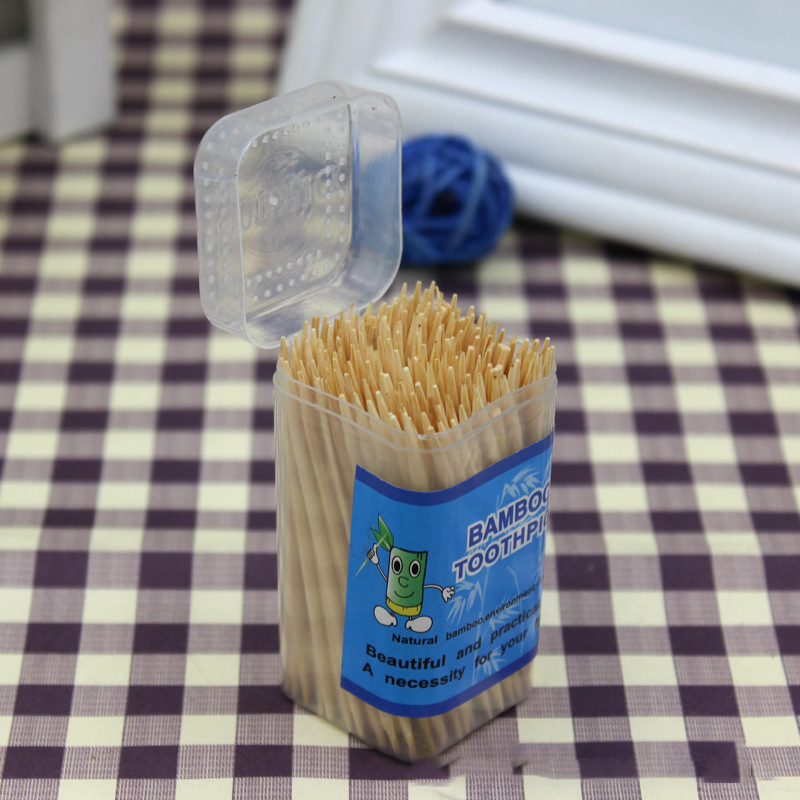 Cheap Price Disposable Wooden Toothpicks Box Packing 100% Natural Toothpick Tool