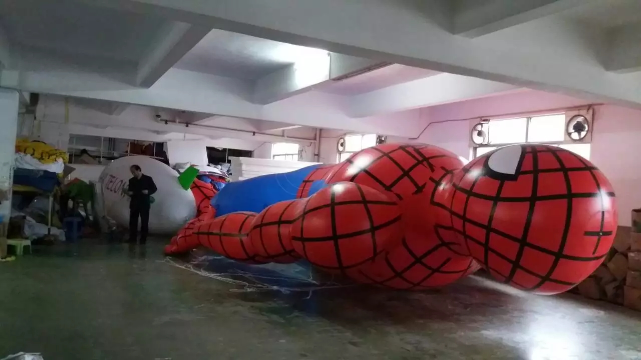 Inflatable Flying Spdierman Cartoon Balloon Parade Balloon