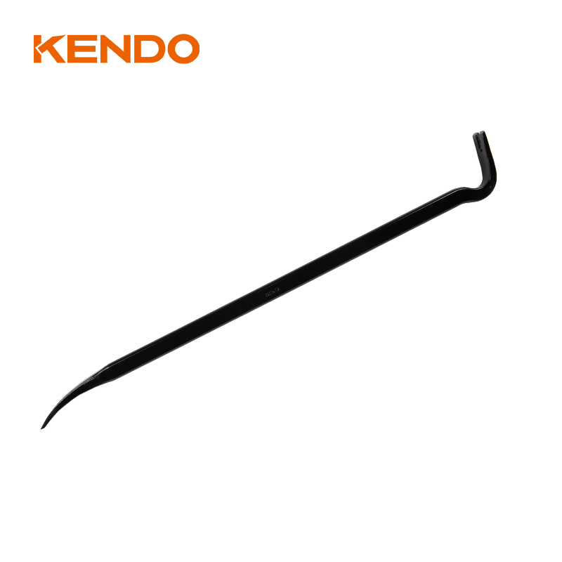 Kendo American Type Demolition Bar Angled Chisel on One End for Prying and Lifting and The Other End with a Rounded 90° Nail Puller