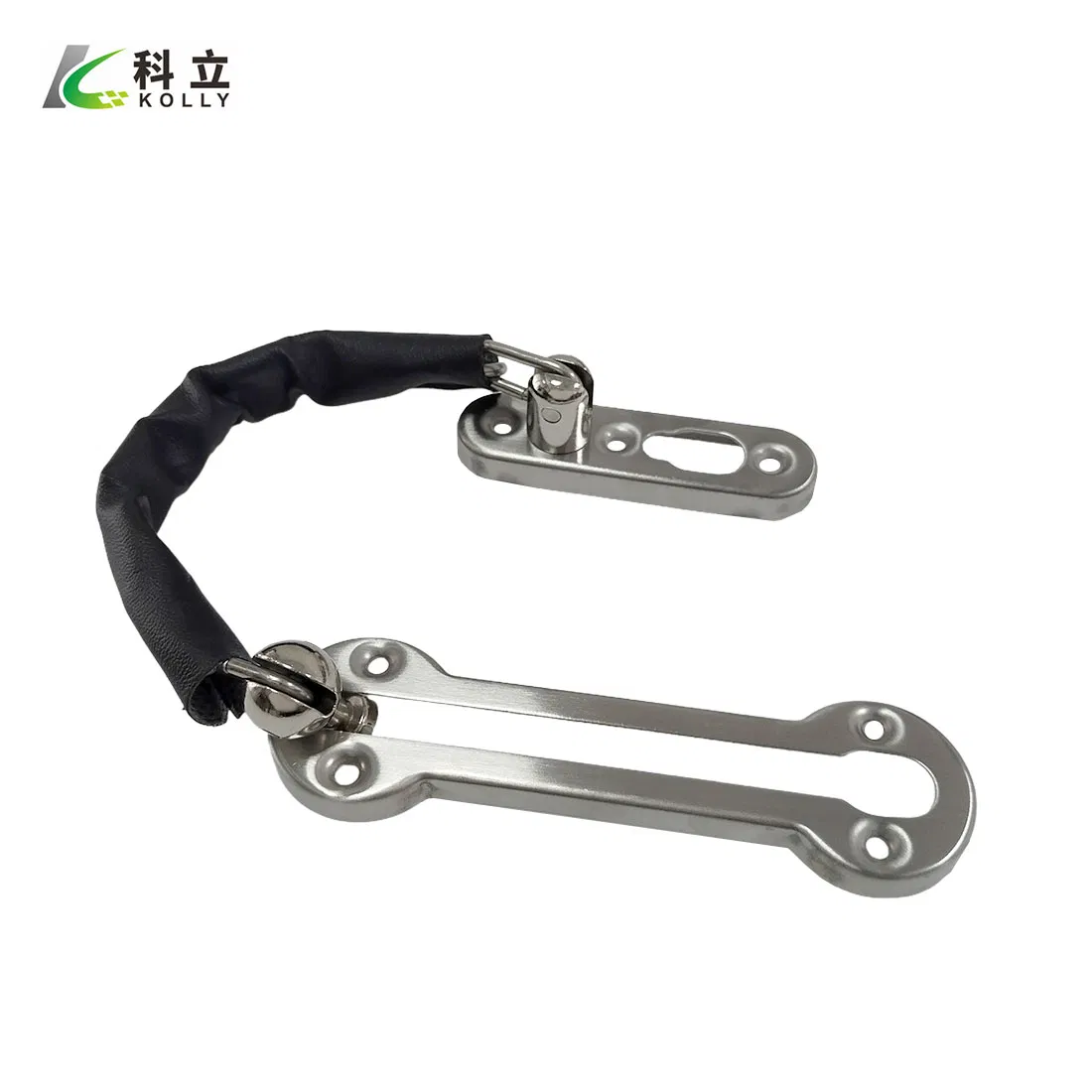 Sturdy & Rust-Resistant Zinc Alloy/Stainless Steel Security Door Chain Bolt for Inside Door and Extra Front Door Lock