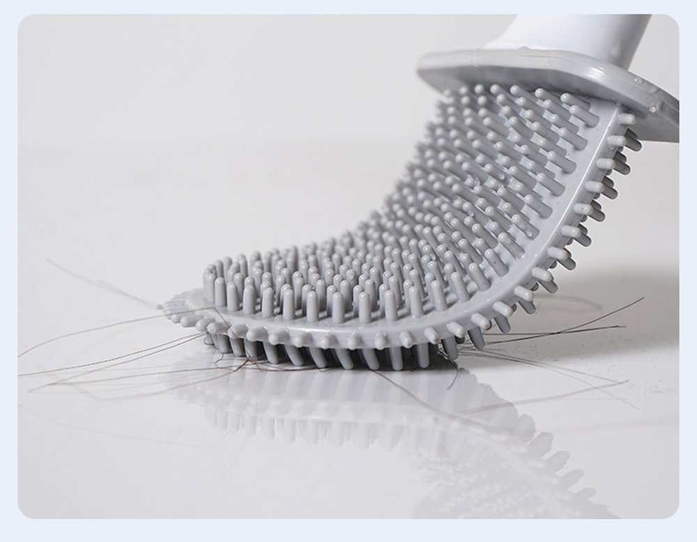 Силиконовый настенный ершик для унитаза со съемной ручкой