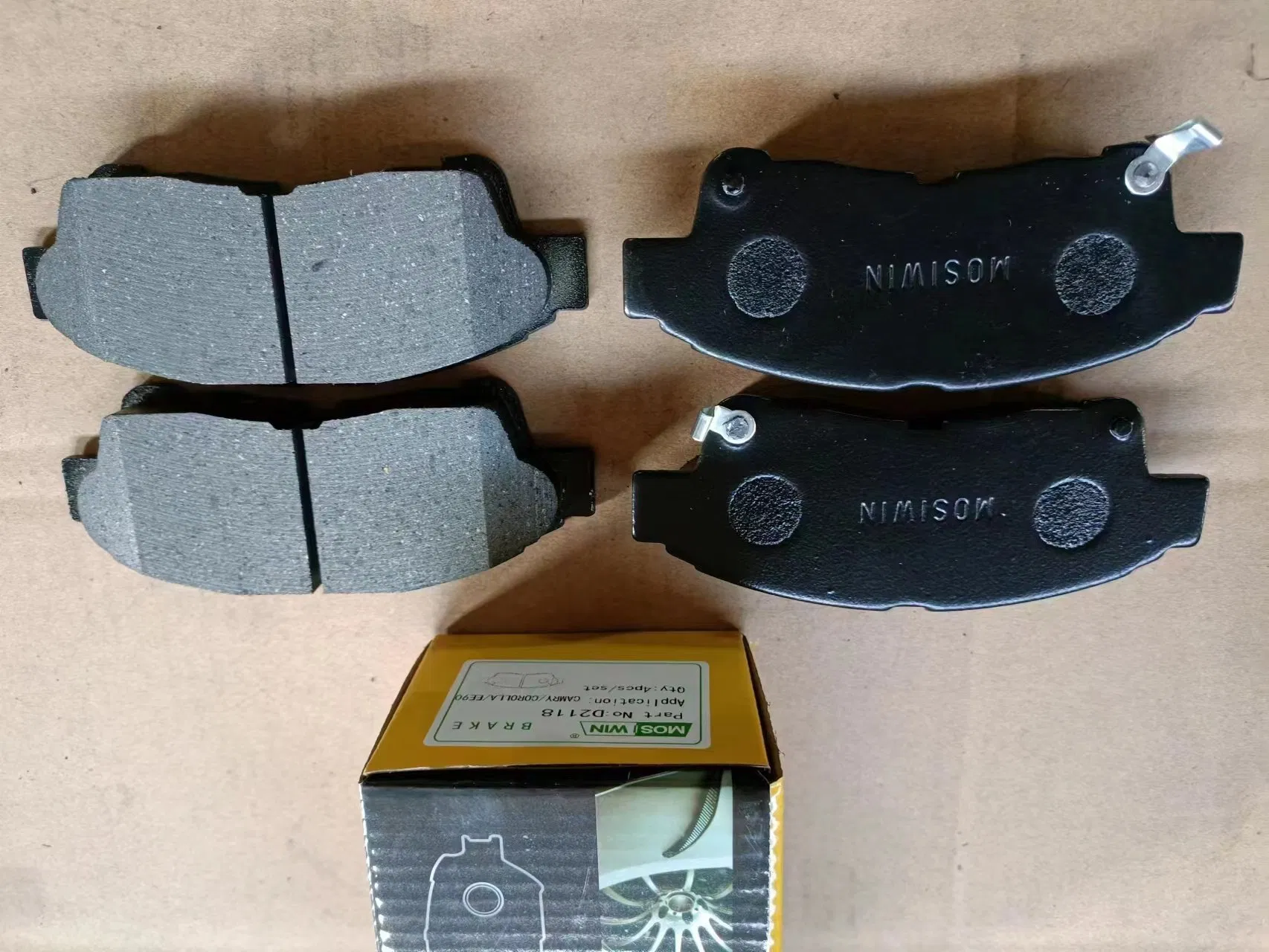Chinese Factory Wholesale Brake Pad High Quality Auto Car Spare Parts Disc Brake Pad for Camry D2118 Car Accessories