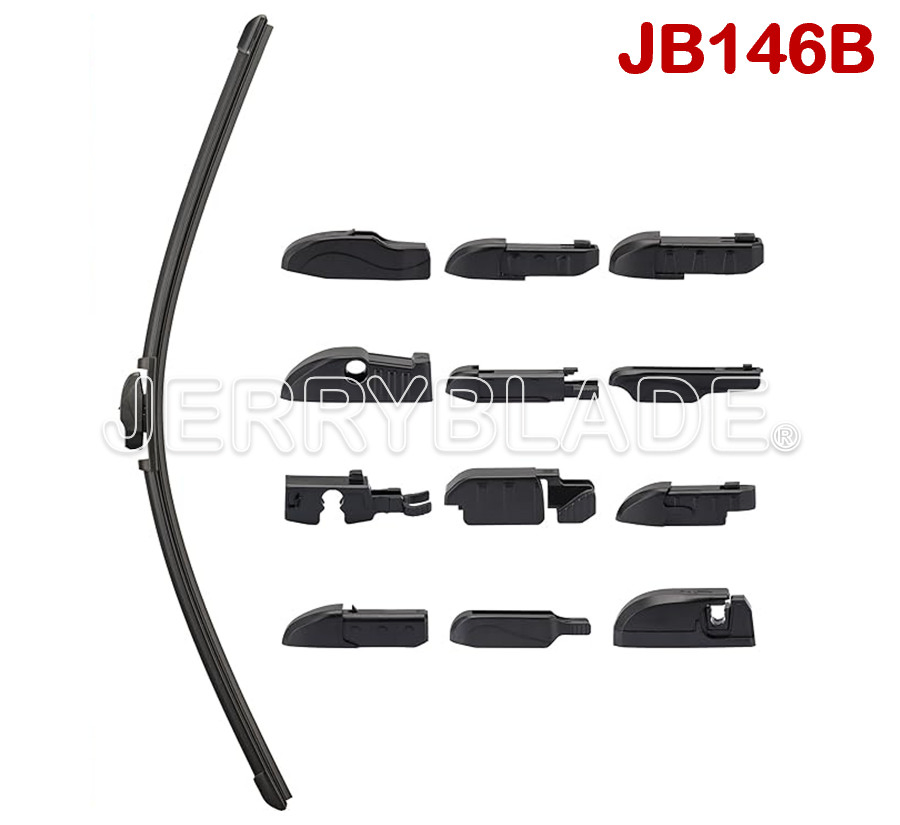 Aeroflex Multi-Fit Flat 12-32 Inch Universal Frameless Windshield Wiper Blade