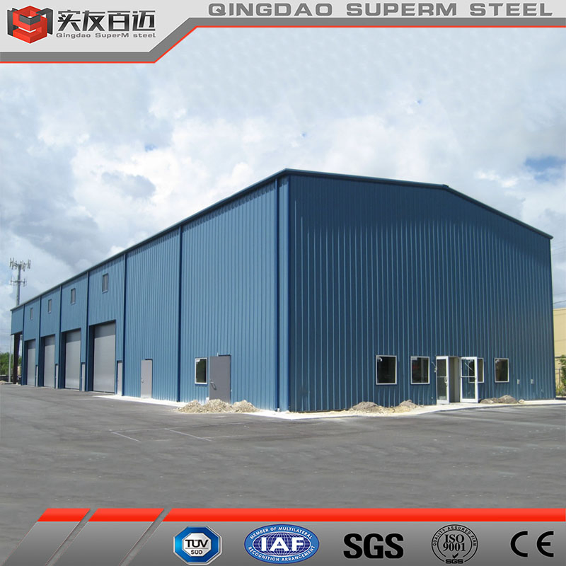 Steel Fabricated Building Industrial Storage Shed Prefabricated Steel Structure Metal Warehouse
