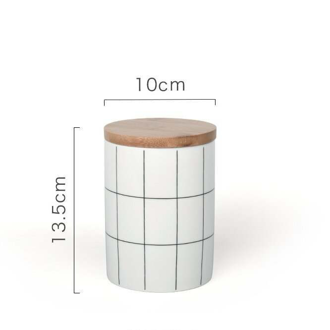 Circular Heat-Resistant Ceramic Sealed Container Large Storage Tank