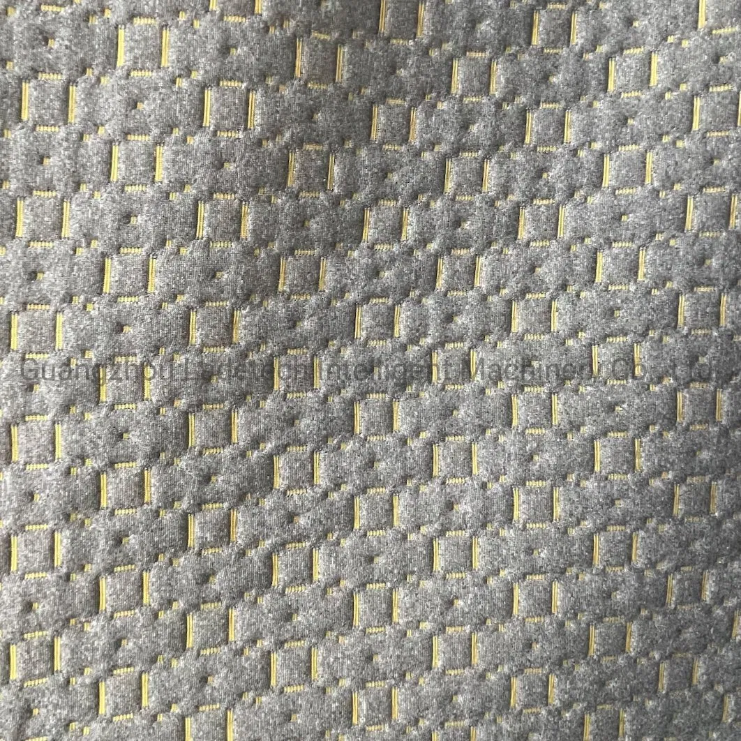 180-550GSM Factory Direct Sales Mattress Ticking Knitted Jacquard Fabric (Aloe Vera Design)