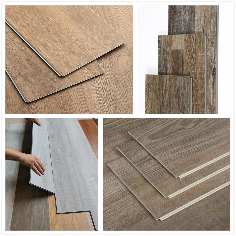 Waterproof Modern 4mm 5mm 6mm 7mm Indoor Luxury Vinyl Plank Flooring Cheap Plastic Spc Floor 7.2X48.03 Inch
