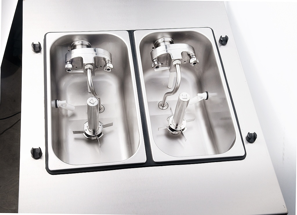 Separate Control Table Model Ice Cream Freezer 2+1 Mixed Flavors Soft Ice Cream Machinery (T6248)
