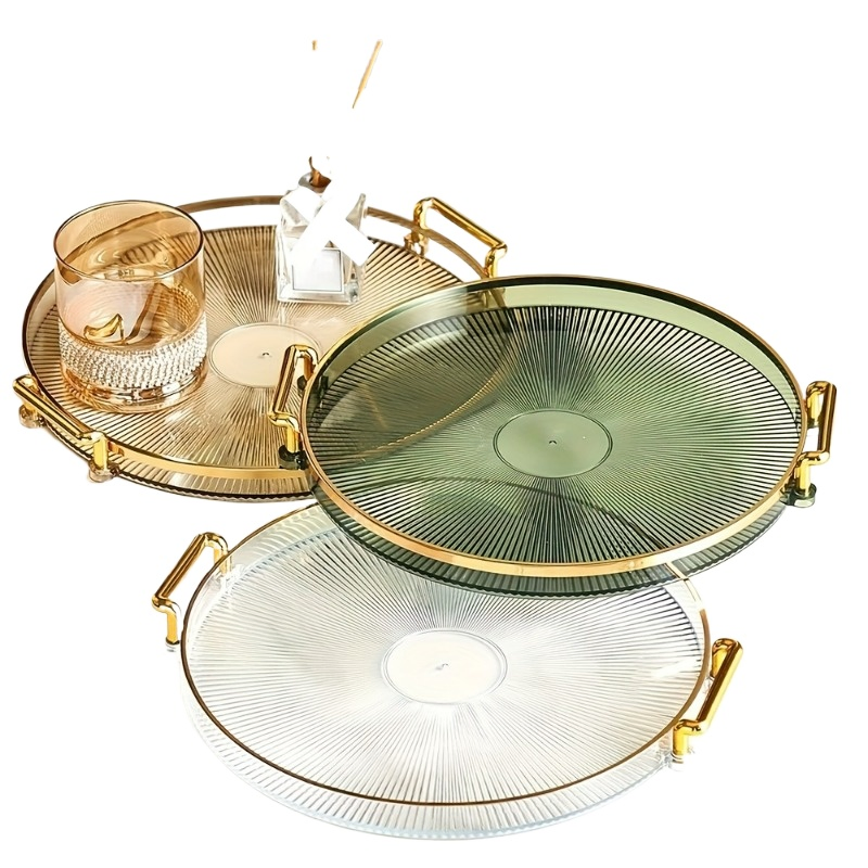 Promotional Multi-Purpose Acrylic Tray for Snacks Decorative Kitchen Accessory Home Decor