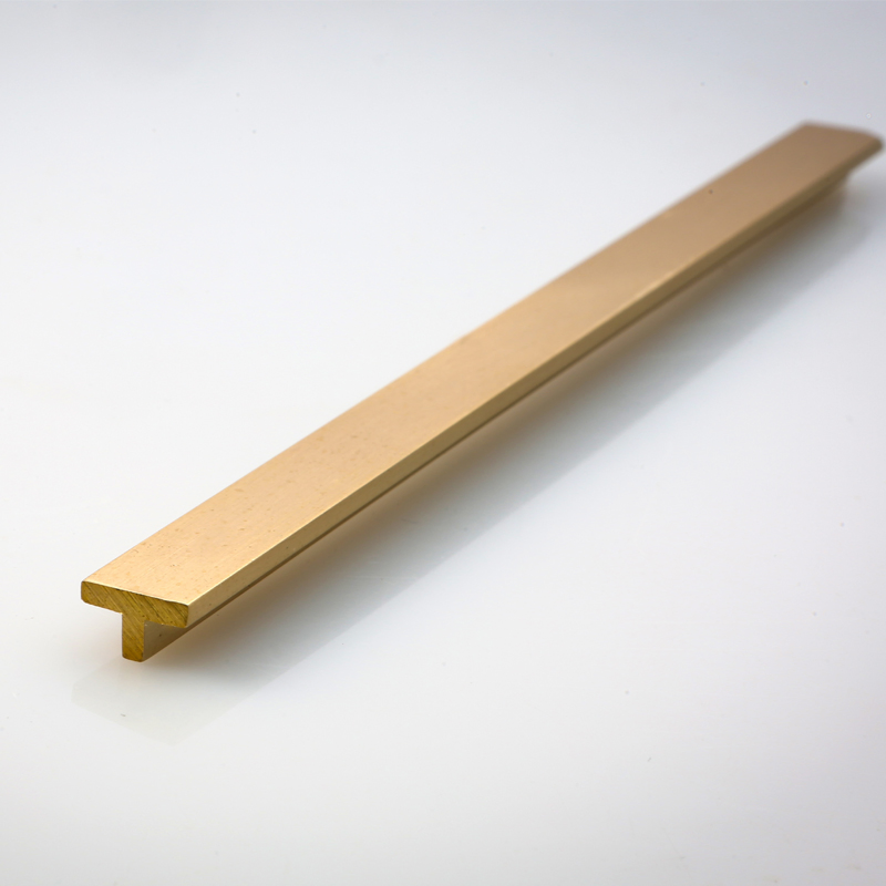 TV Background Wall Brass T-Shaped Metal Decorative Strip Villa Hotel Inlaid Decorative Brass Strip Metal Tack Strip