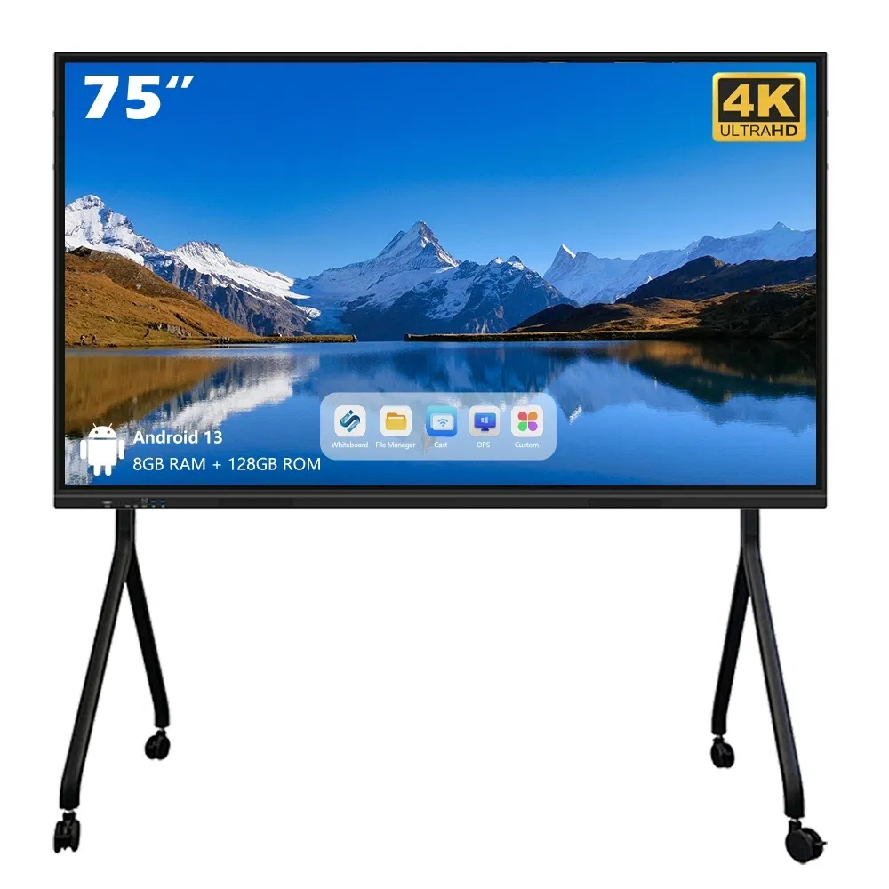 Stable Operation Anti-Fingerprint Herringbone Bracket All-in-One Interactive Whiteboard Smart Board