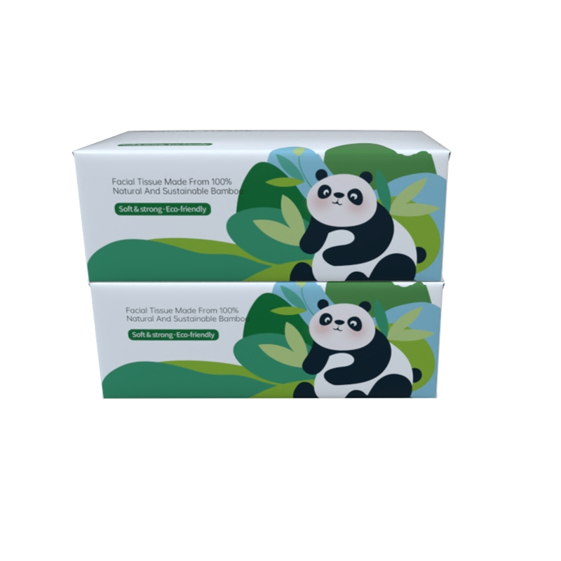 Wet Strength Technology Portable Tissues The Bamboo Fiber Facial Tissue Paper Napkin Box