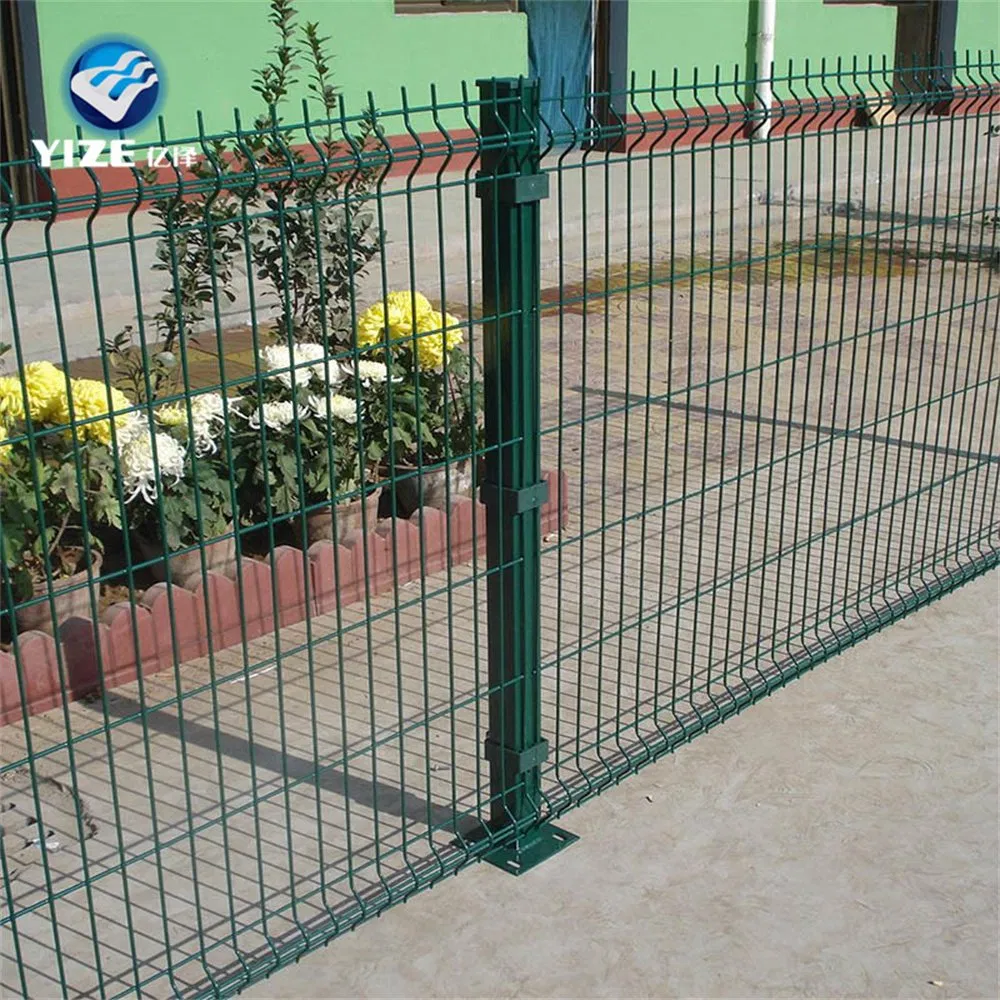 Green PVC Folding Fence Panels with Post