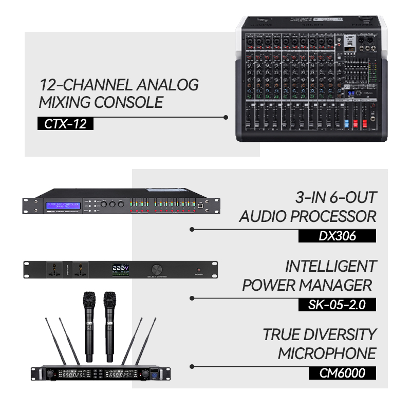 Chordio Vn110 Passive PA DJ Party Sound System Single 10 Inch Professional Audio Line Array Loud Speaker for Church