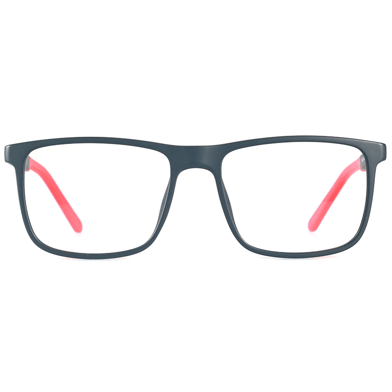 Cheap Unisex Spectacle Spring Hinge Myopia Rectangle Colorful Matt Color Optical Frames