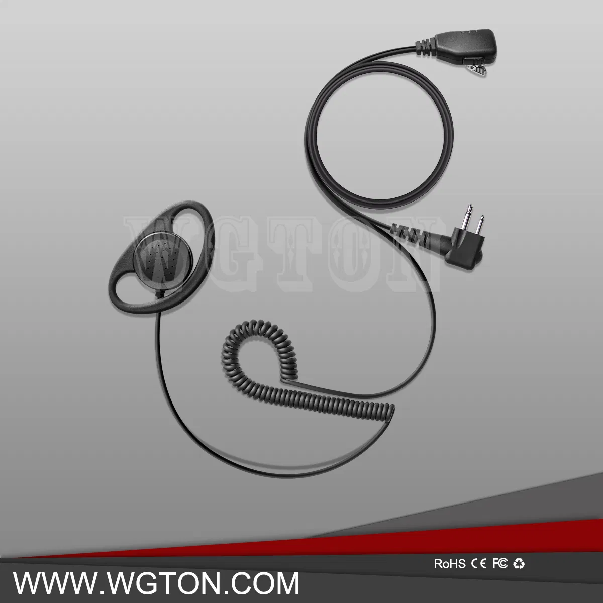 Two Way Radio D Ring Earpiece for Motorola Cp040