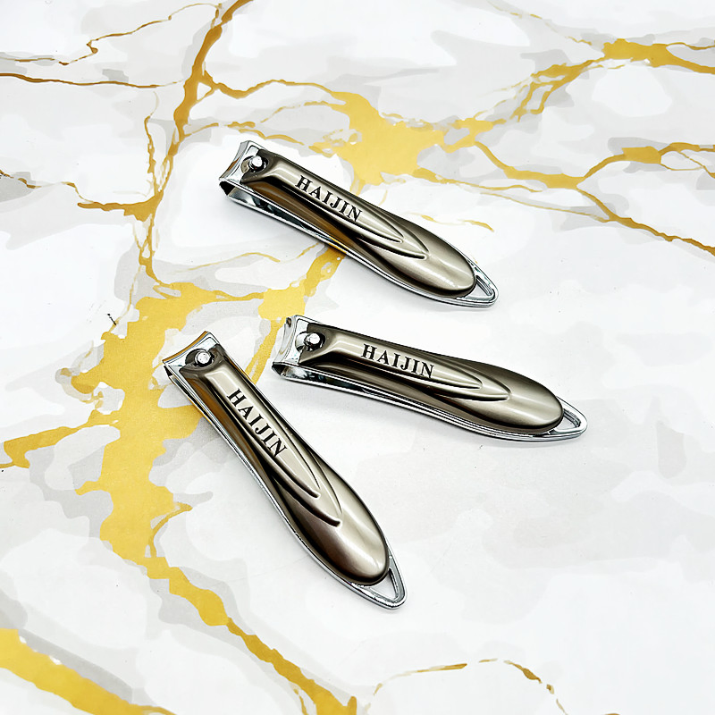 Hj 601t-2 Foshan Factory Carbon Steel Large Toe Manicure Tool Flat Edge Sharp Carbon Steel Nail Clippers Household