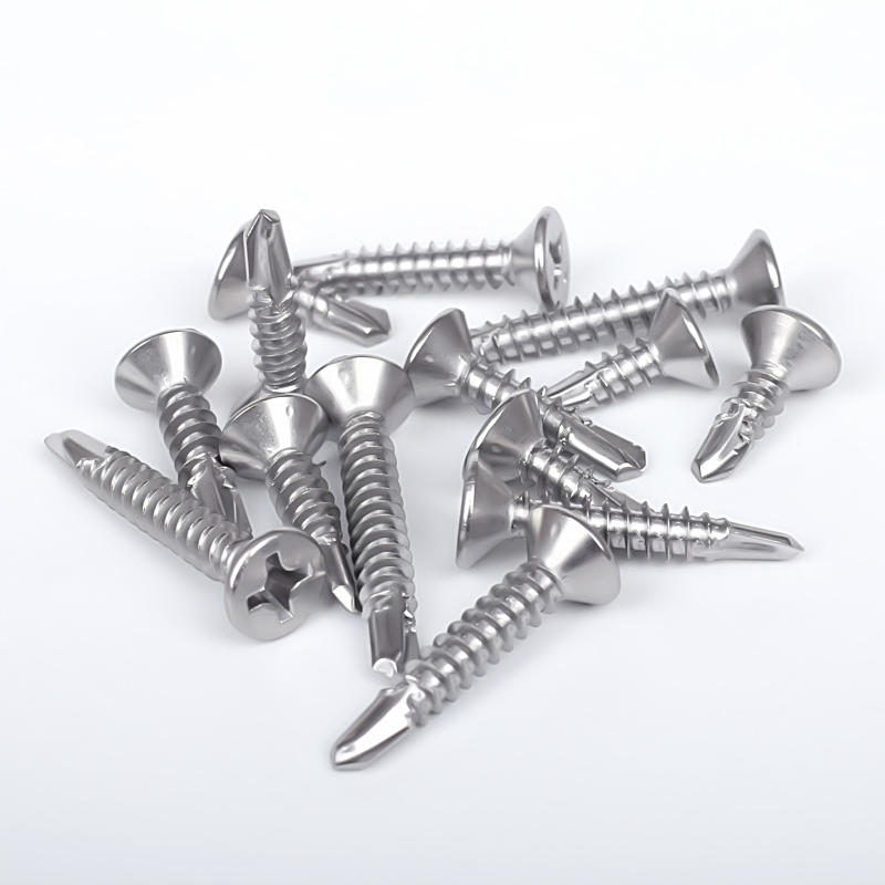 Phillips Cross Recessed Stainless Steel 410 Countersunk Head Self Drilling Screw for Metal