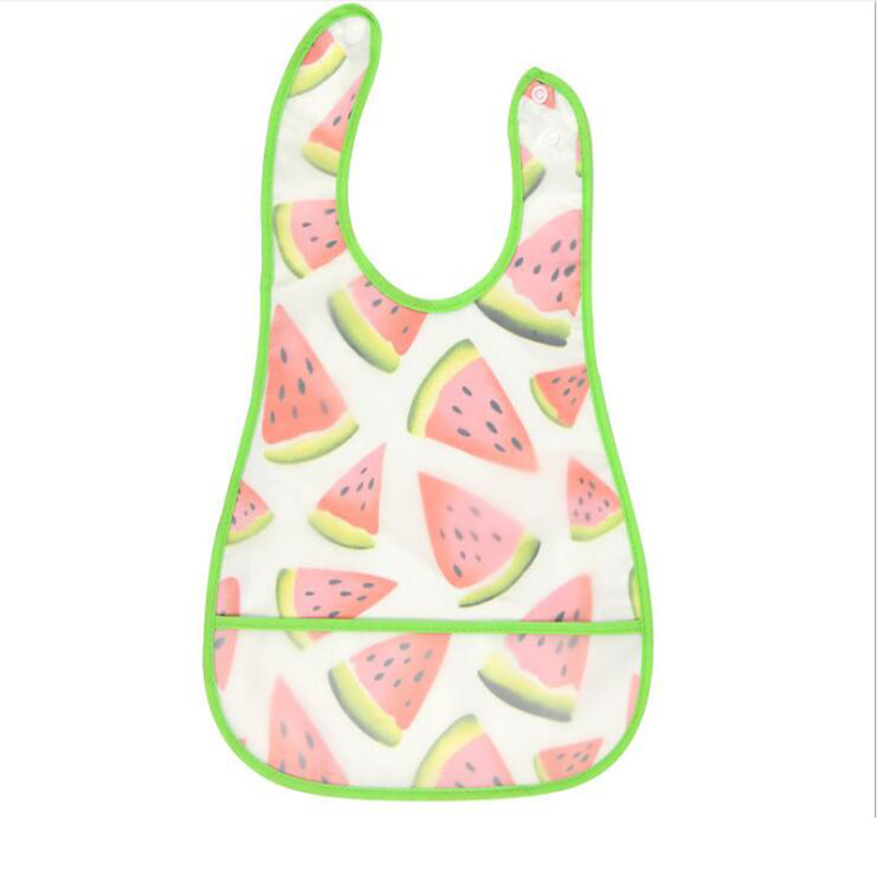 Top Quality Plastic Bib PEVA Waterproof Bibs Wholesale (BB87)