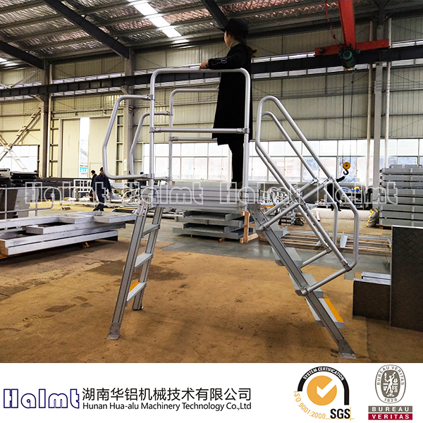 Aluminium Single Straight Bridge Ladders for Industry