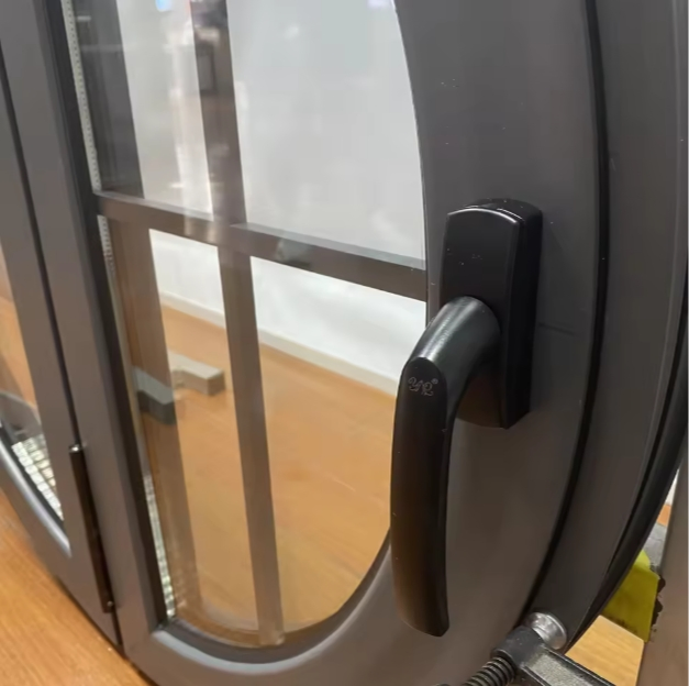 Aluminum Round Casement Window Customized Good Wind Resistance High Strength Corrosion Resistance