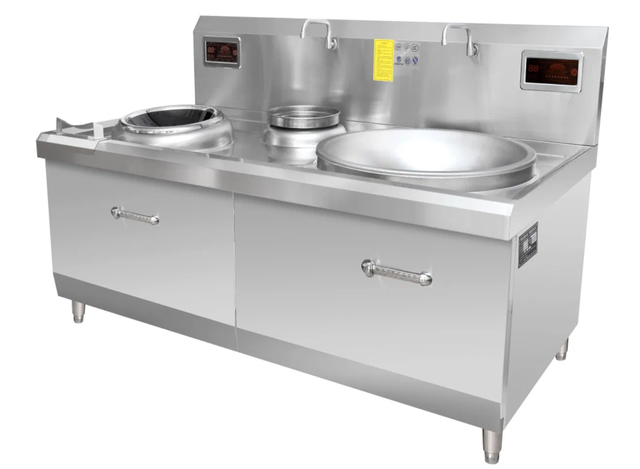 Electromagnetic One-Head One-Tailed Small Wok Furnace Commercial Induction Cooker