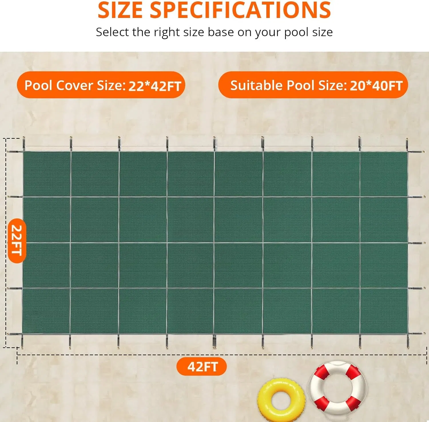 Customized High Quality Safety Pool Cover for Family Pool Swimming Pool Cover Automatic