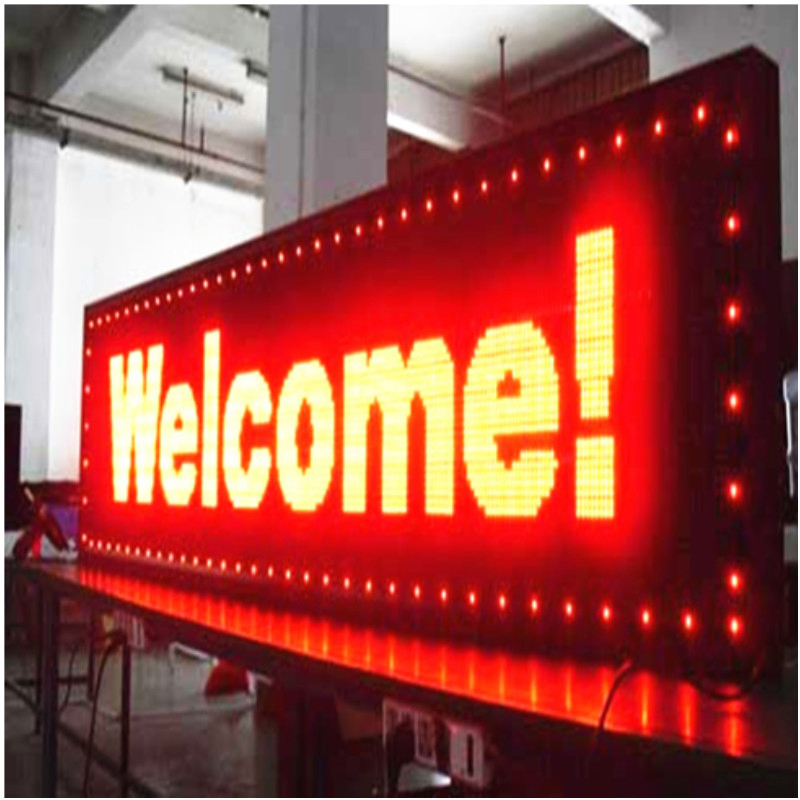 Durable P10 Red LED Display Module for Outdoor Use