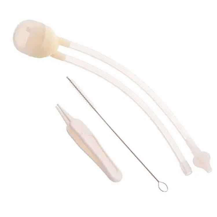 Manual Infant Nasal Aspirator Silicone Pump for Toddler Baby