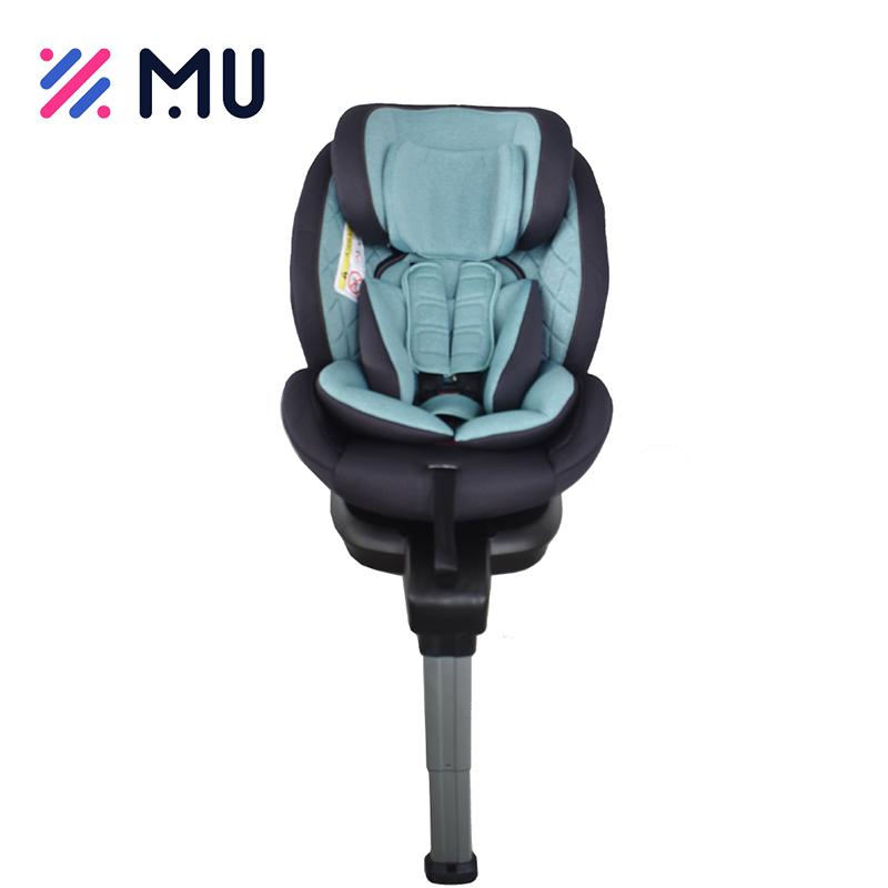 Blow Molding Support Leg Portable Isofix Baby Car Seat with 360-Degree Rotation
