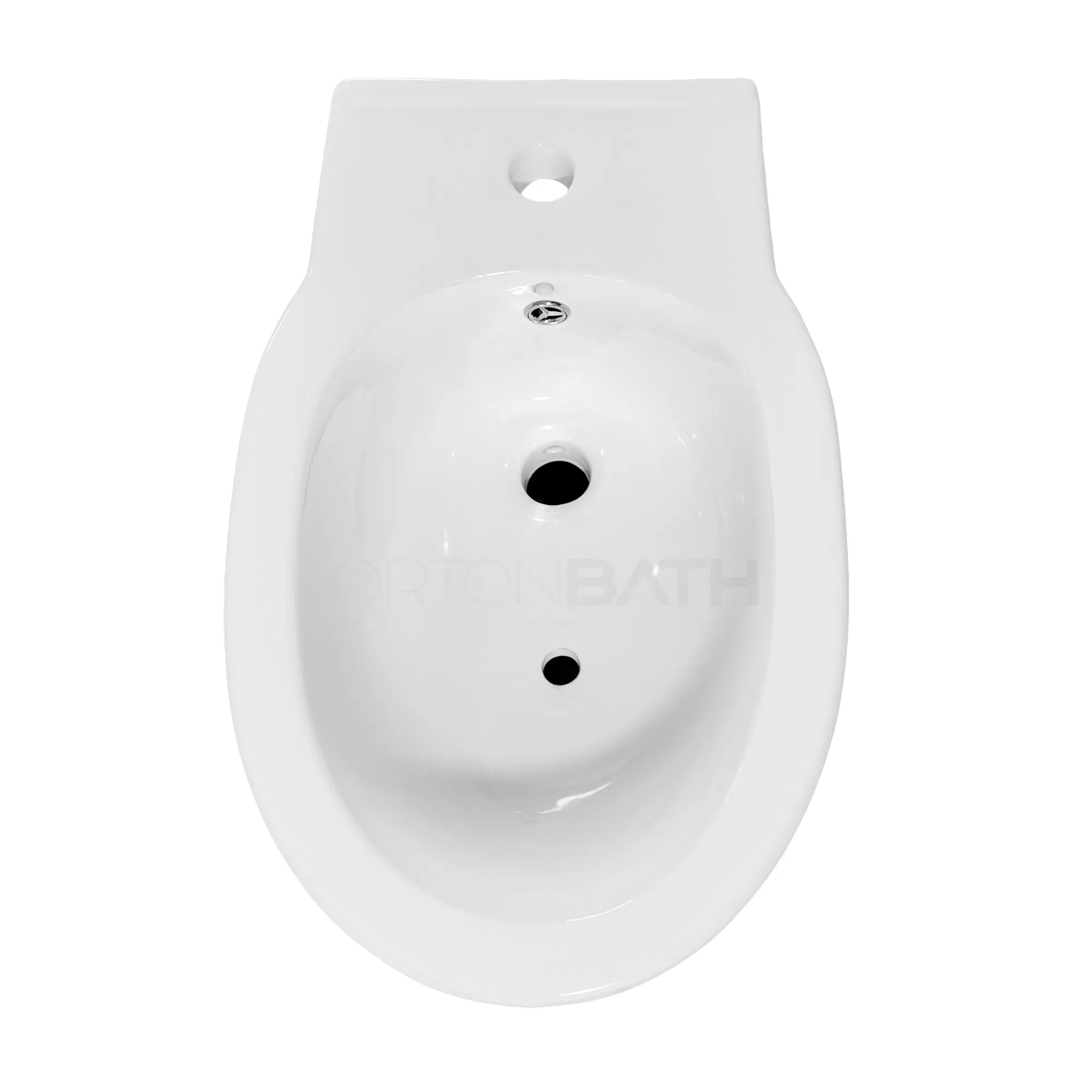 Ortonbath Floor Mounted 3 Tap Holes Toilette Bidet Ceramic Bathroom Sanitary Wash Toilet Bidet Floor Mounted Lady Use Bidet