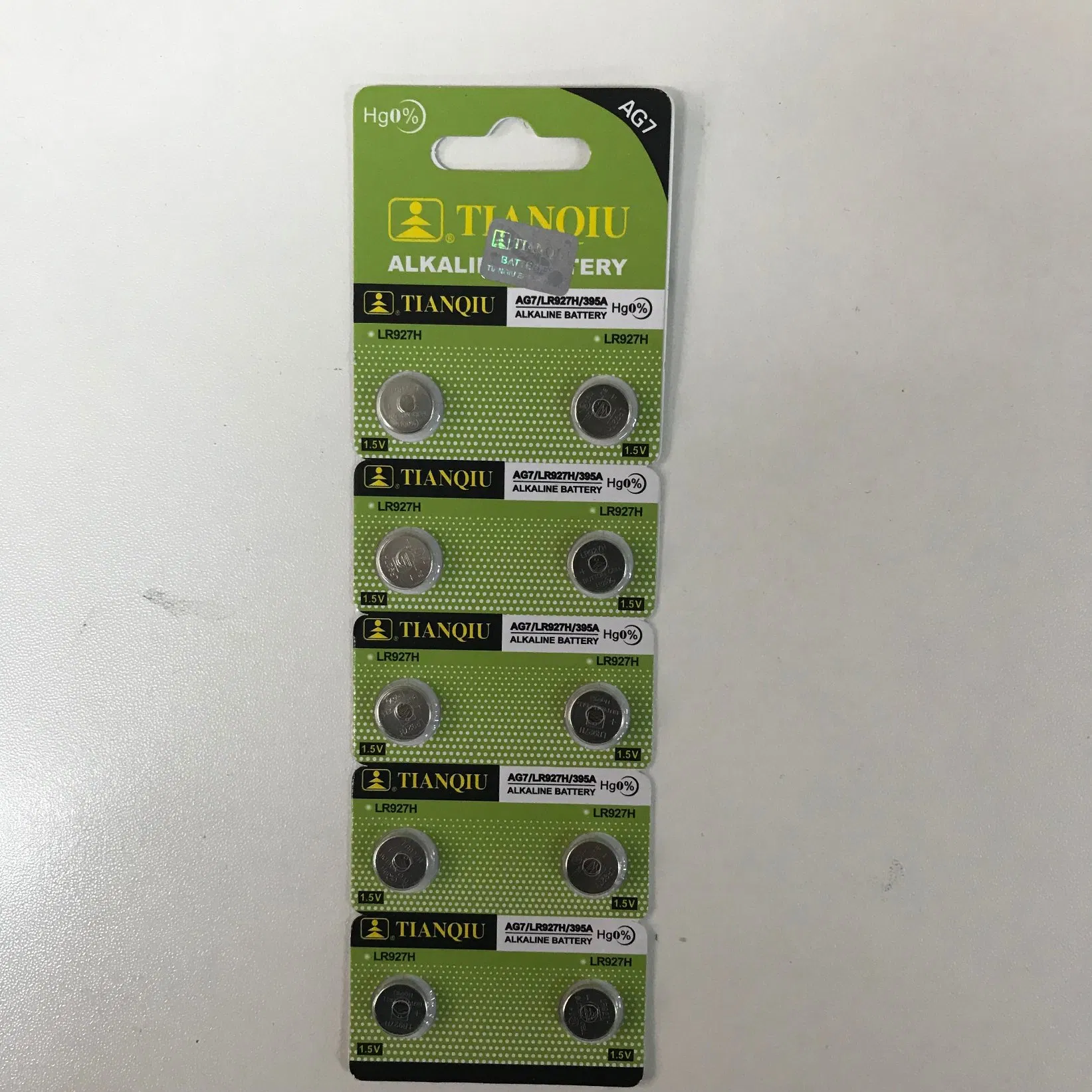Батарейка кнопочная Tianqiu AG7/LR927 1.5V