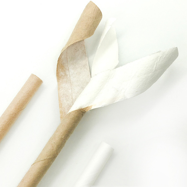 4.2X150mm Eco Individual Packing U Shaped Yogurt Milk Brick Box Bended Paper Drinking Straws