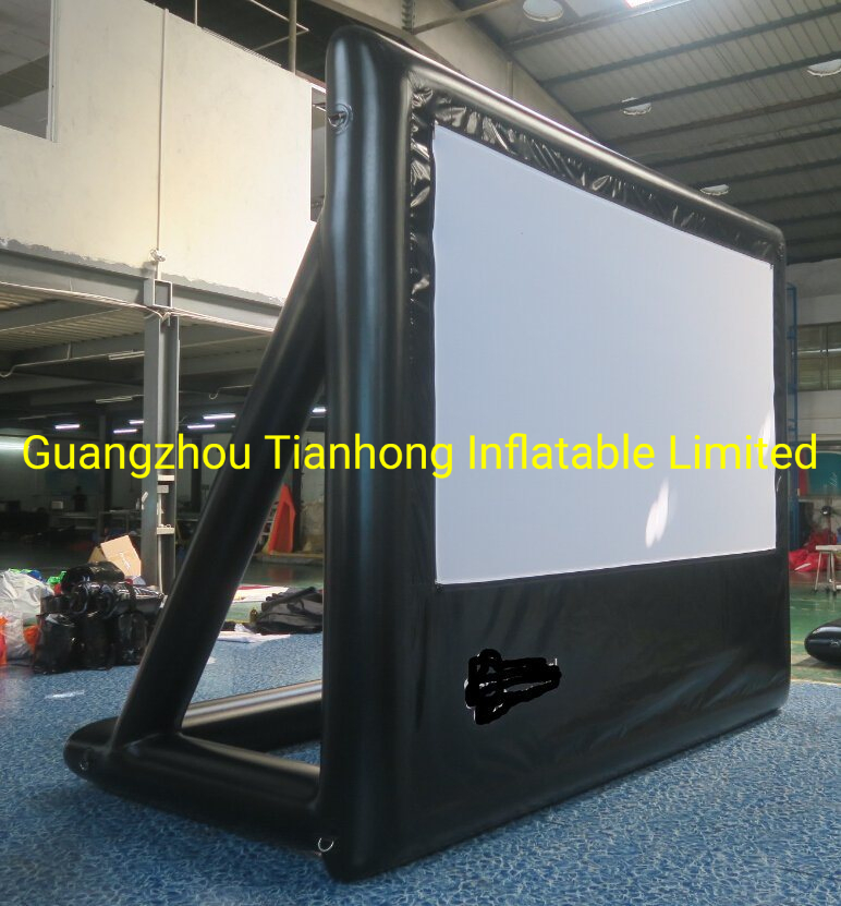 3.7X3m Airtight PVC Inflatable Movie Screen
