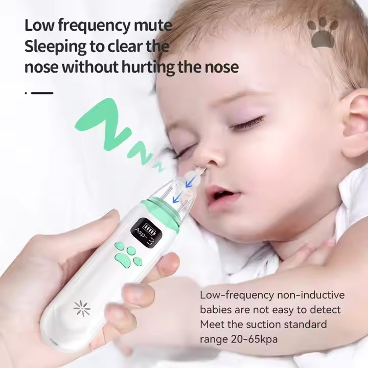 USB Rechargeable Nose Cleaner Baby Nose Sucker Nasal Aspirator for Kids