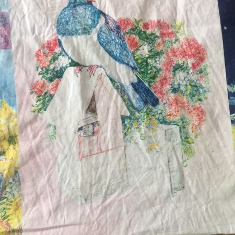 100% Cotton Customized Pigeon Digital Printing Tea Dish Towel