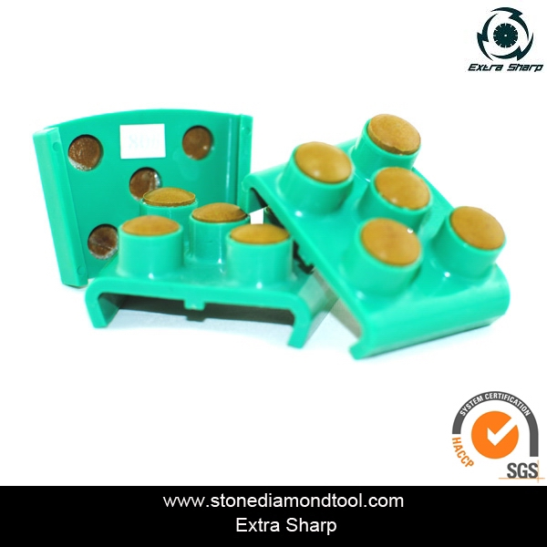 HTC Resin Bond Concrete Polishing Pads with 5 Segment