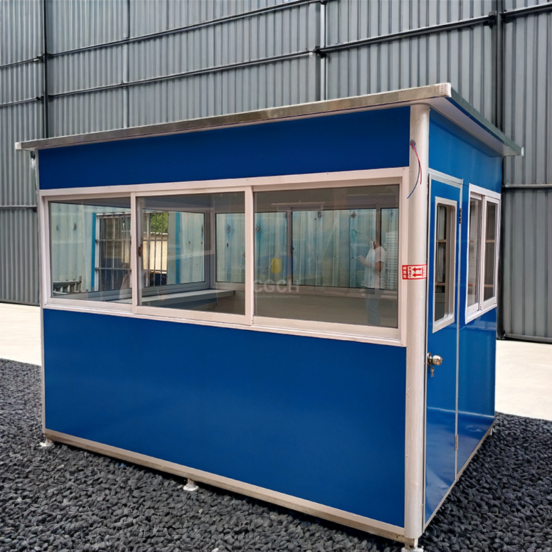 Rectangle Outdoor Sentry Room with Easy Installation and Warranty