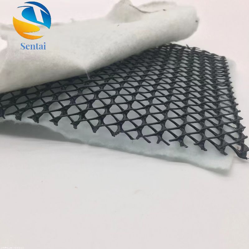 Three Dimensional Composite Drainage Network, Long and Short Silk Geotextile, Landfill Roadbed, Retaining Wall, Green Space Geotextile Drainage Network