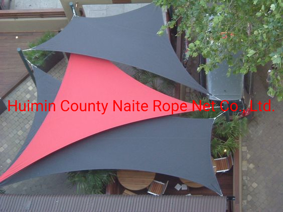 Fireproof Waterproof Rectangle Triangle Square Anti-UV Sun Shade Net Canopy Sail Fences for Outdoors Activities Pools Privacy Camps Picnic Backyards