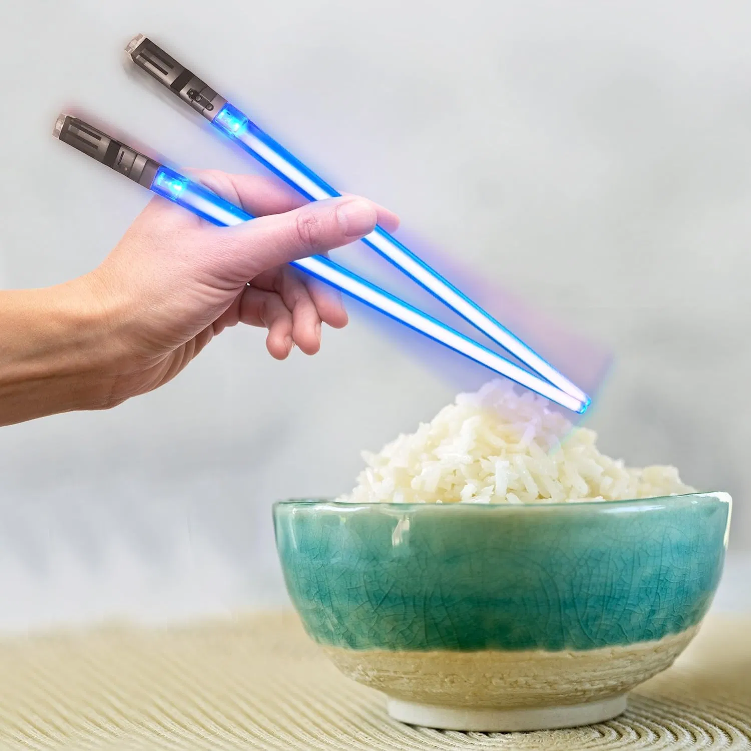 Lightsaber Chopsticks Light up, Reusable Sushi Lightup Sabers Chopstick