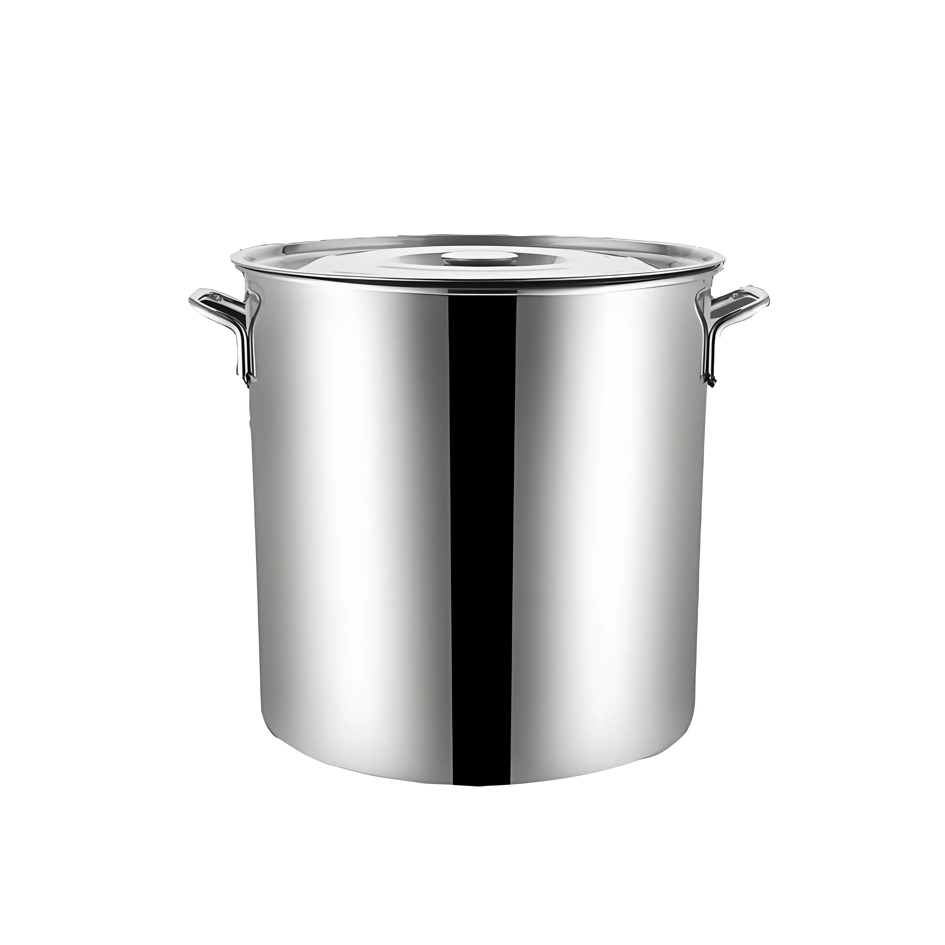 Versatile Durable Stainless Steel Stock Pot with Lid for Home Chefs, Soups and Stews