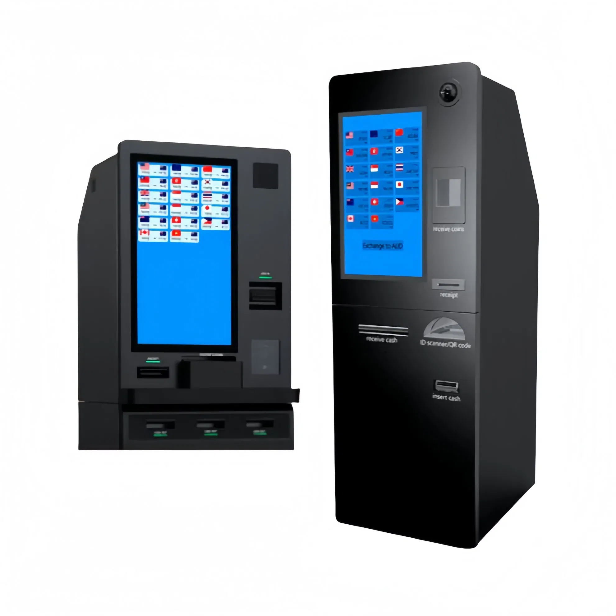 Foreign Currency Exchange Kiosk Self Service Cash Exchange Machine
