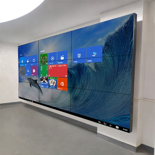 55-дюймовый рекламный дисплей с узкой рамкой для видеостены