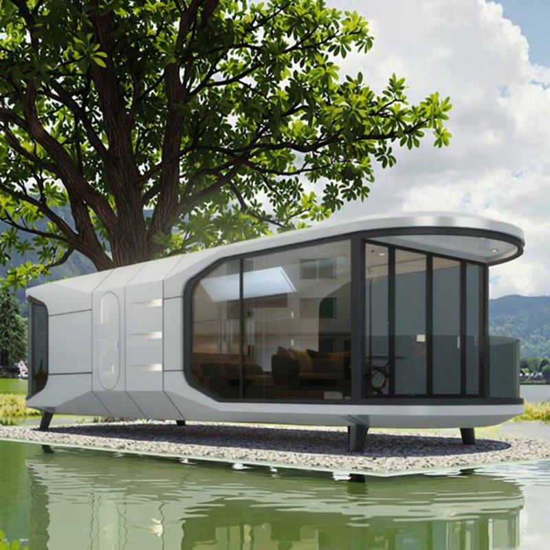 Quick Install Prefabricated Capsule House Units Modern Design for Space-Saving Use in Warehouses Villas Hotels Apartments