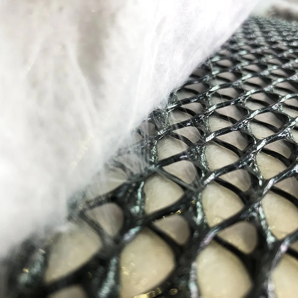 4mm 5mm 6mm 7.6mm 8mm 2D 3D Bi Tri Planar Geocomposite HDPE Plastic Draine Geonet Composite Geotextile Net for Sewer Rain Stormwater Drainage Manufacturer