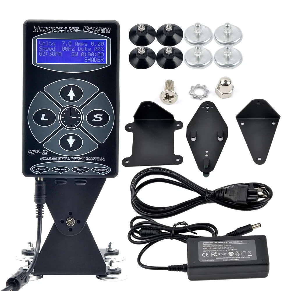 Hot Sale High Quality Popular HP-2 Hurricane LED Tattoo Power Supply