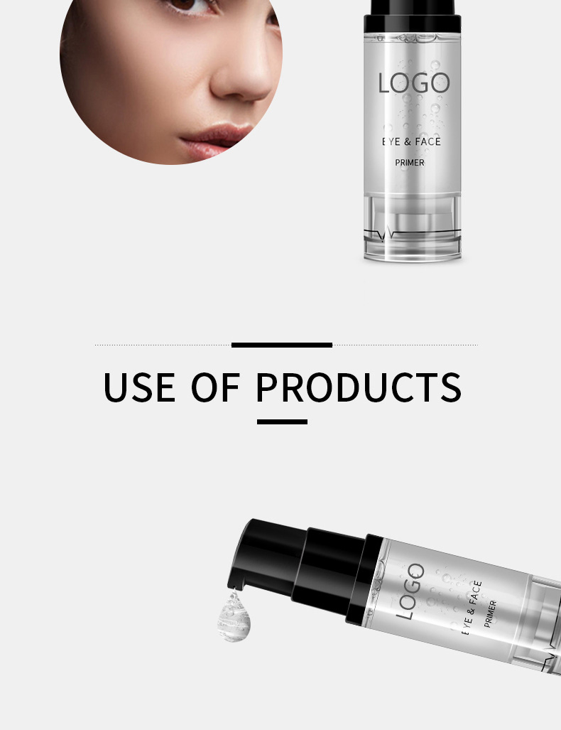 Private Label Waterproof Smoothing & Moisture Pore Invisible Face & Eyes Makeup Base Primer