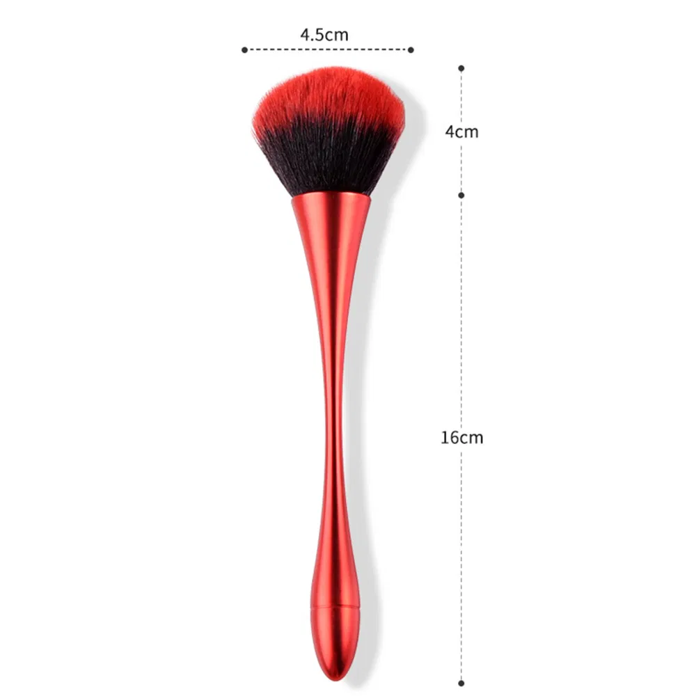 Colorful Rainbow Long Handle Nail Removal Cleaning Tools Dust Brush